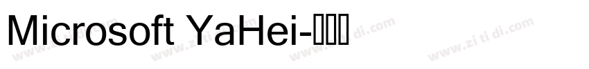 Microsoft YaHei字体转换